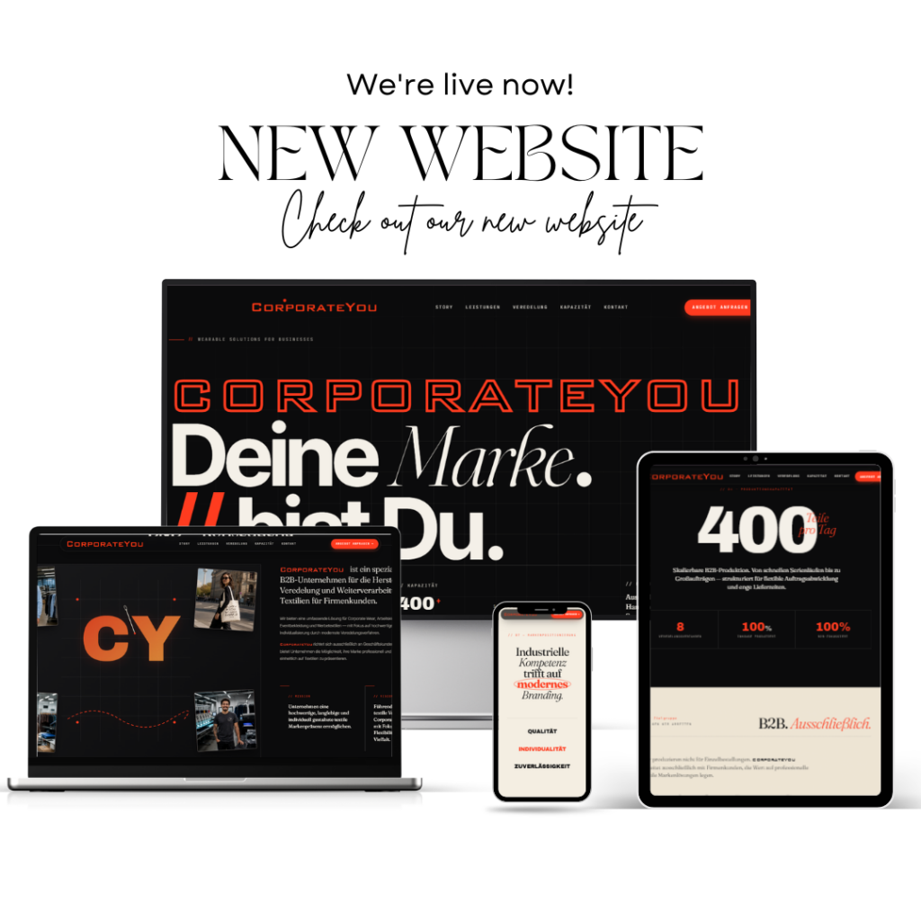 Corporate You magazine-style personal branding website launch