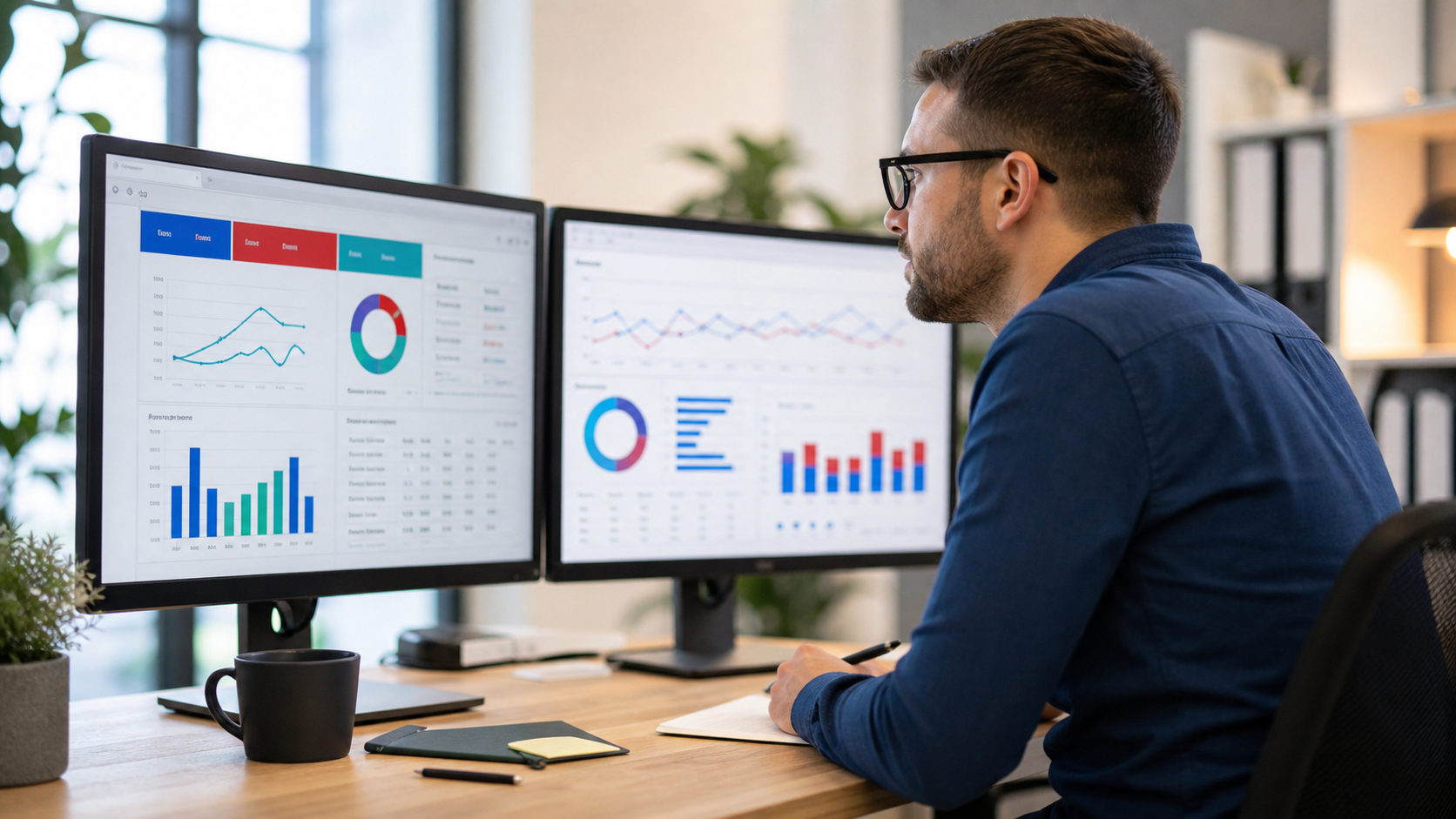 Paid digital advertising dashboard showing cost per lead and campaign conversions