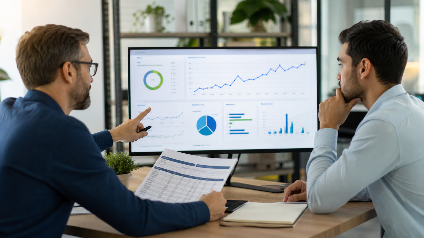 Monthly content reporting dashboard for Professional Content Creation Services