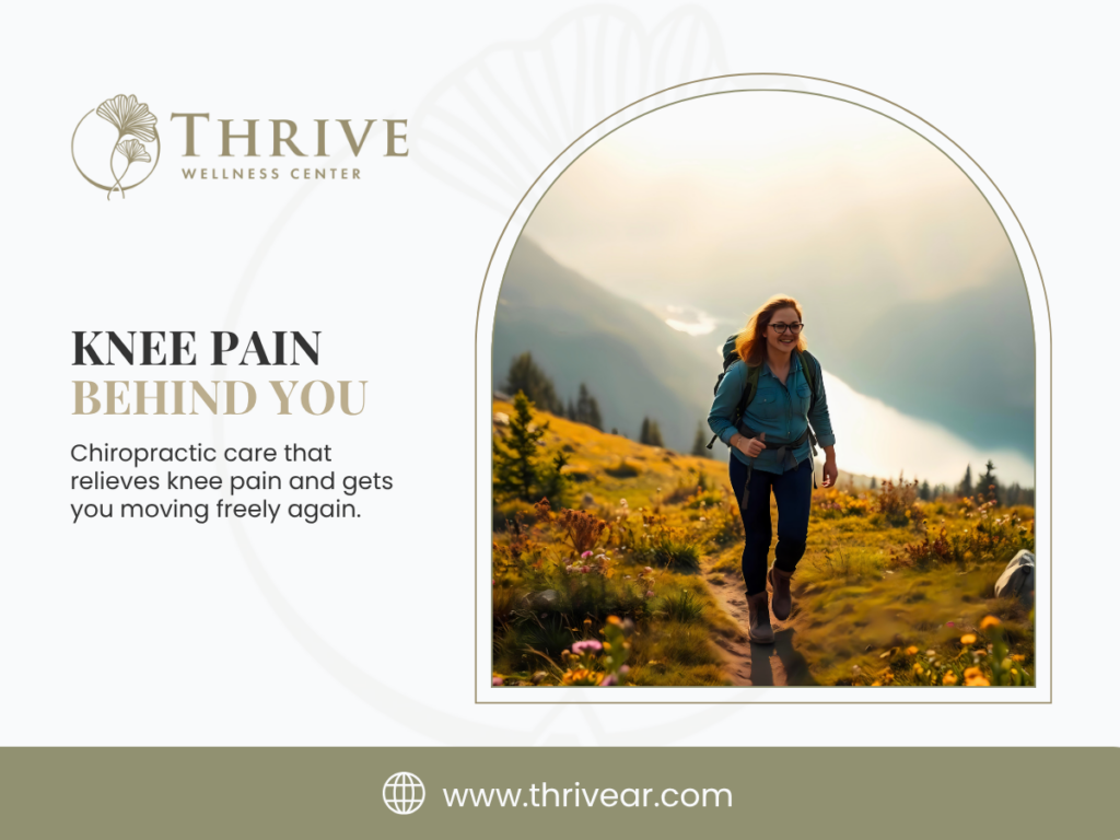 Thrive Wellness Knee Pain social post