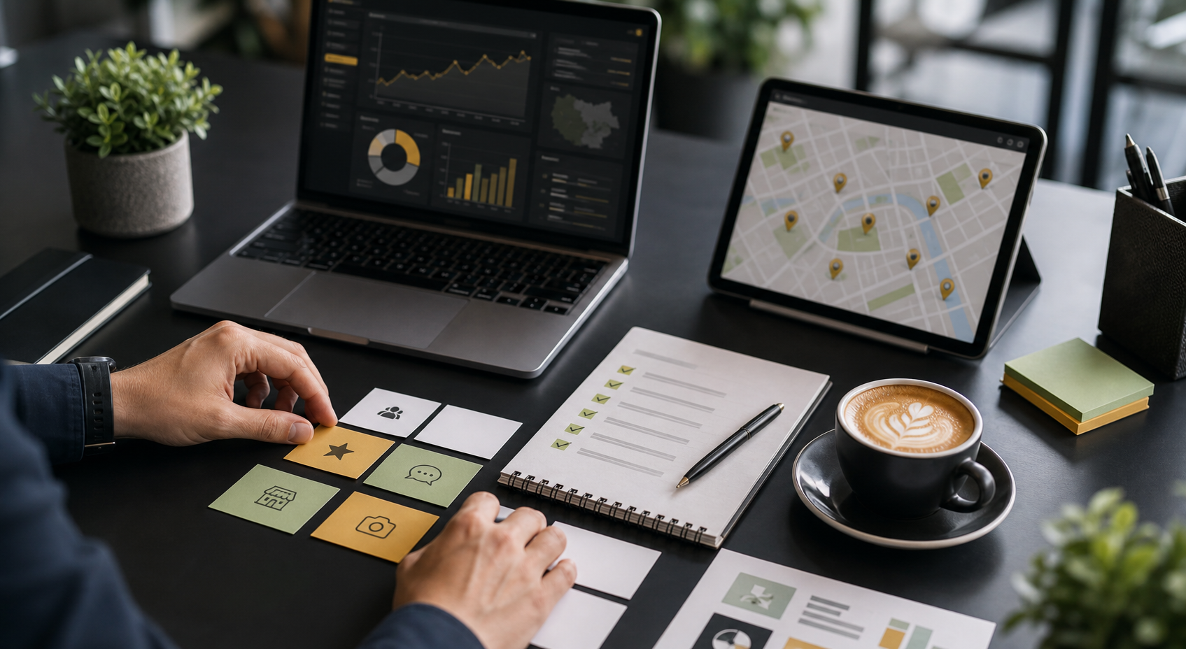 Local SEO Australia planning desk for Google Maps ranking and service area visibility