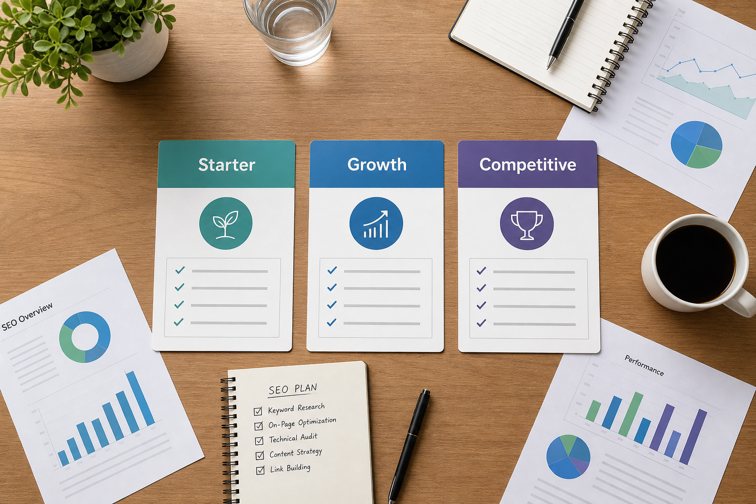 Monthly SEO cost tiers for Australian small businesses