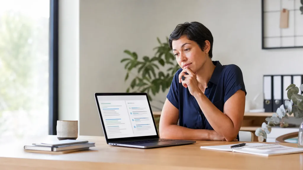 Small Australian business owner comparing SEO vs Google Ads