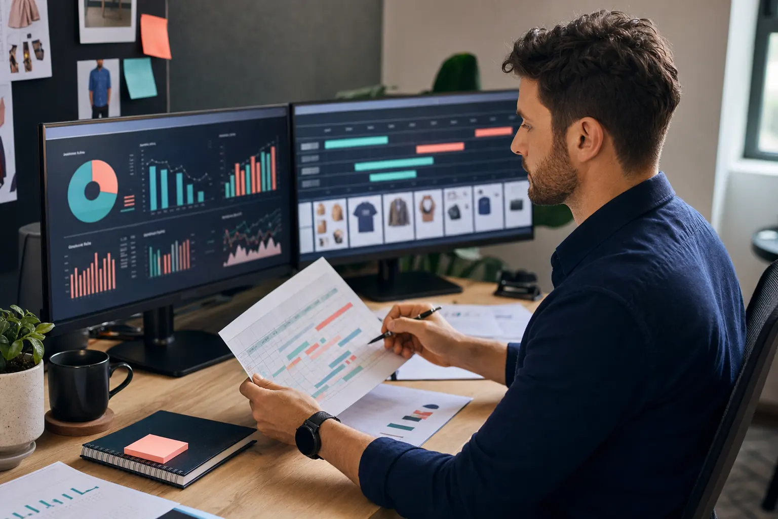 Marketer reviewing paid advertising timing for an EOFY campaign